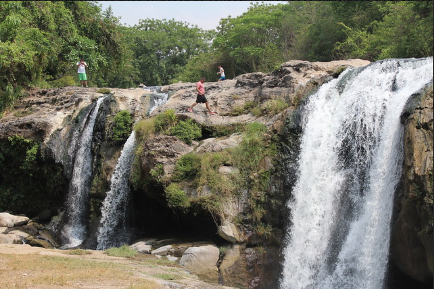 Cascada termal: en El Salvador