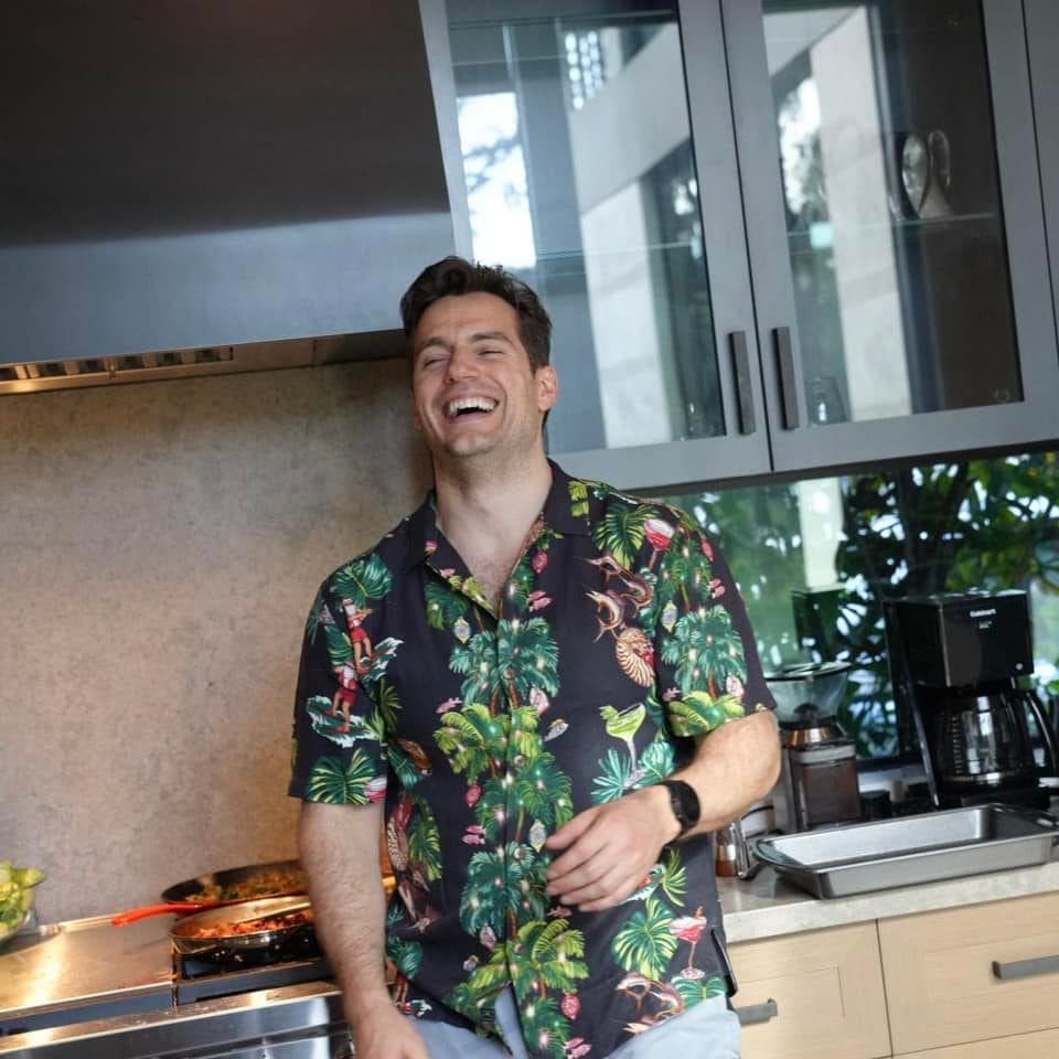 La cocina es la pasión de Henry Cavill