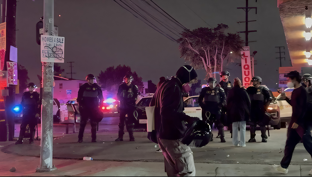 Tensions Boil Over in Compton: LAPD Swarms Streets Amid Anti-ICE Uprising